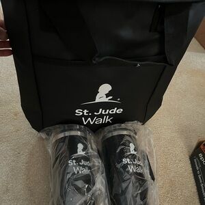 St. Jude Walk Black Tote and Tumbler Set